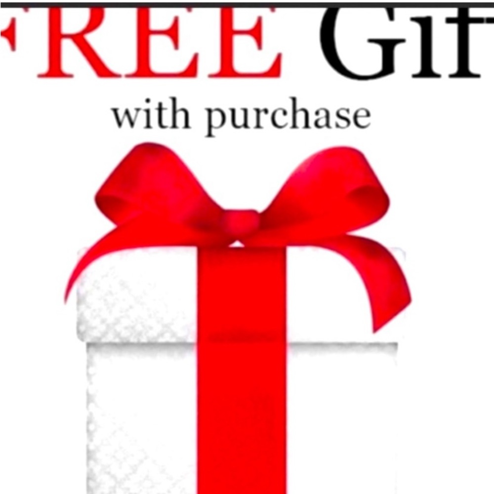 Free gift with every purchase with reasonable offer